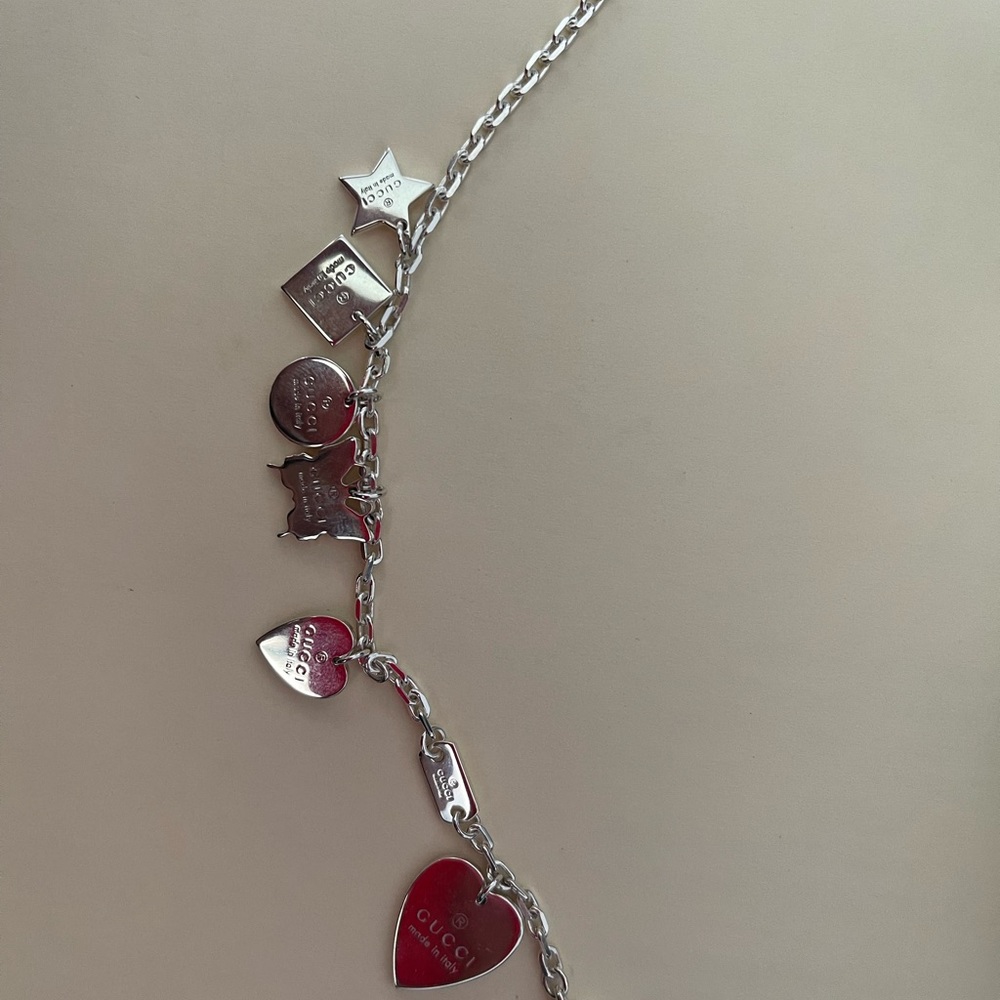 Gucci 6 charm bracelet